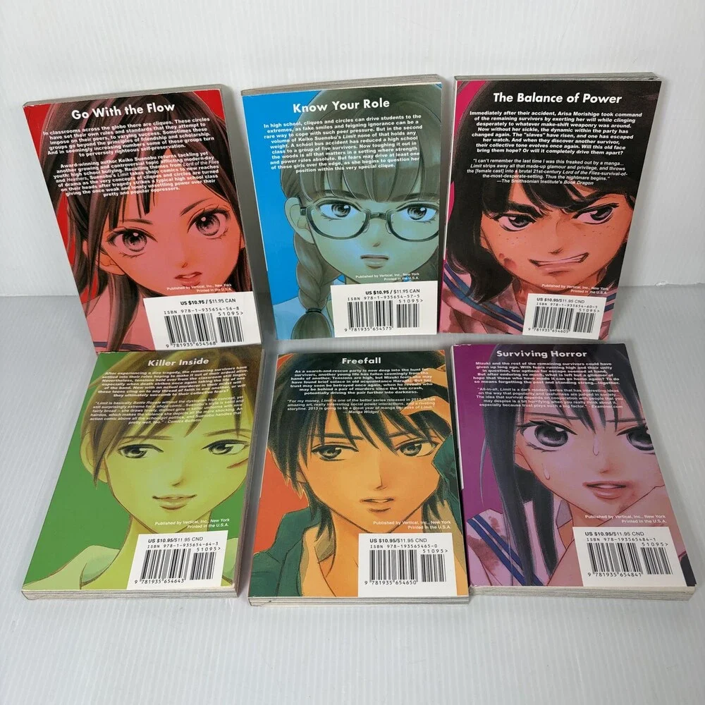 Limit Manga Complete Set Vol 1-6 Keiko Suenobu Vertical Kodansha USA English